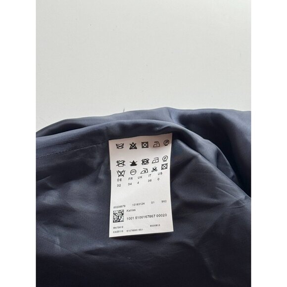 HUGO BY HUGO BOSS Kalilas Kaleidoscope Print Silk Charmeuse Sheath Dress, Size 0 - Picture 10 of 12